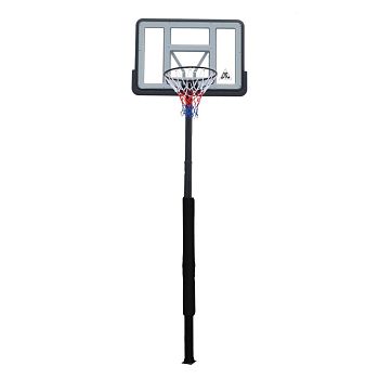 Баскетбольная стационарная стойка DFC ING44P3 112x75cm раздвиж. рег-ка (три короба)